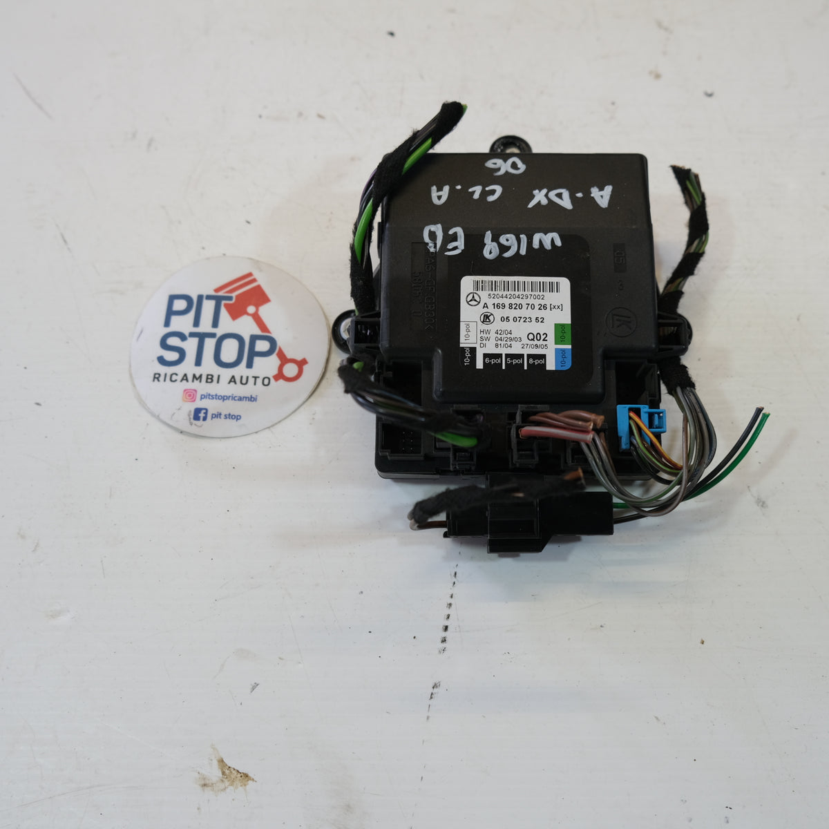 A1698207026 CENTRALINA PORTA ANTERIORE DESTRA MERCEDES CLASSE A W169 2005