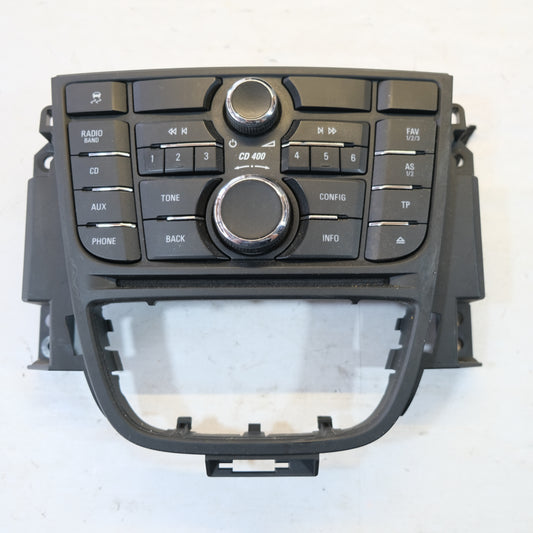 13346050 GRUPPO COMANDI AUTORADIO OPEL ASTRA J 2009-2015 12s