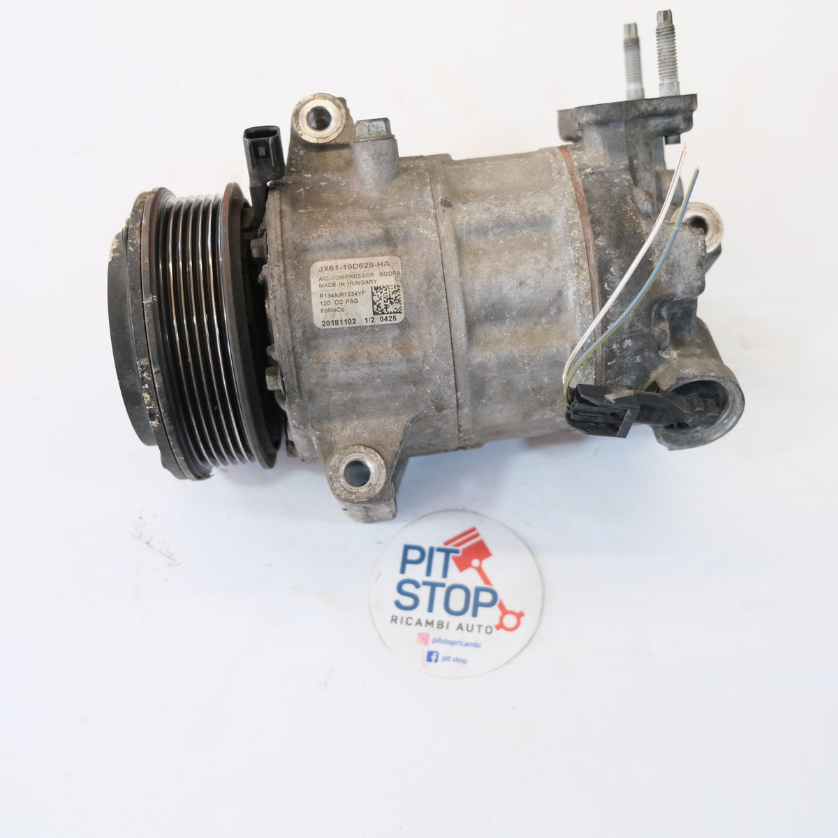 JX61-19D629-HB COMPRESSORE CLIMATIZZATORE CLIMA A/C FORD FOCUS 1.5 TDCI 2018>