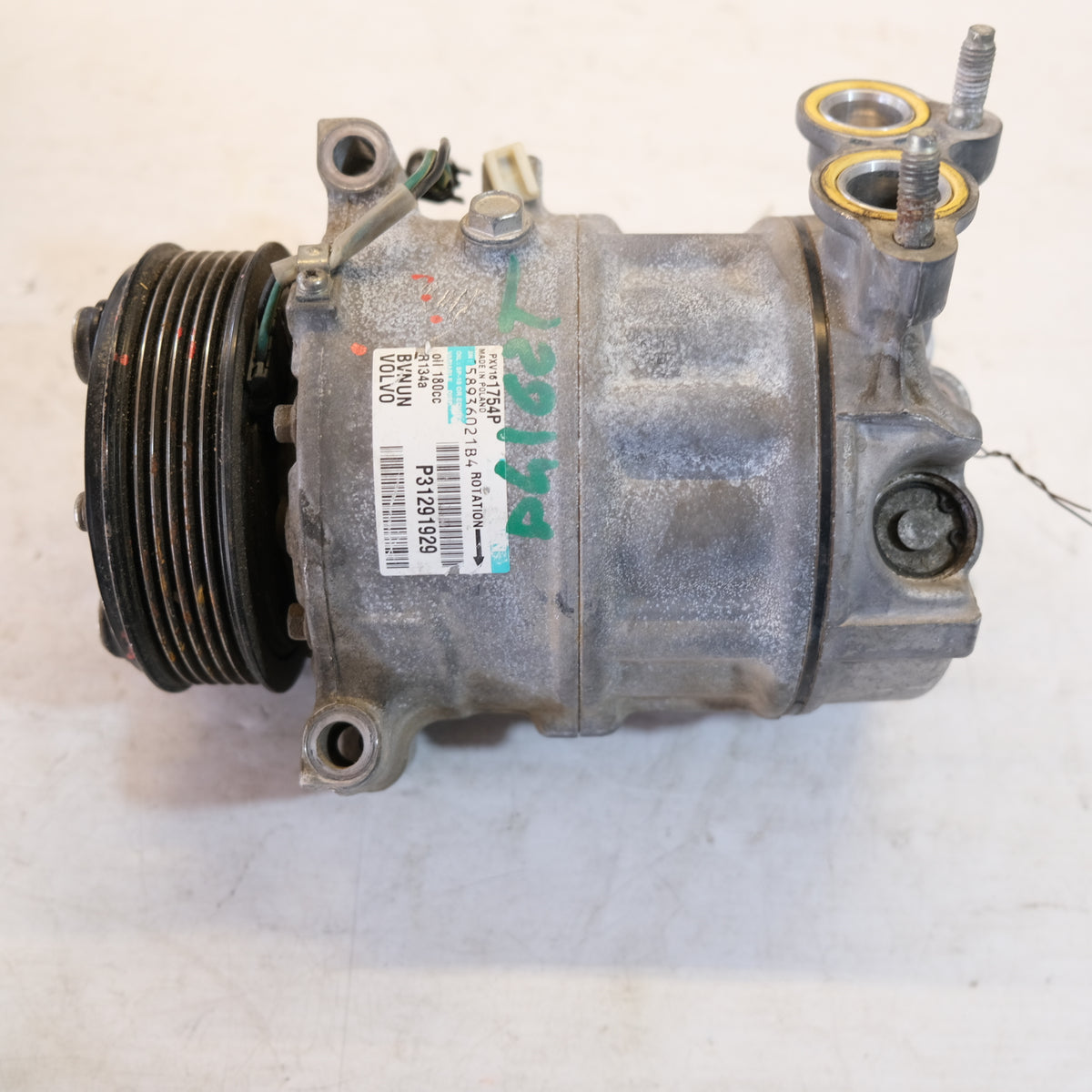 P31291929 COMPRESSORE ARIA CONDIZIONATA CLIMA A/C VOLVO V40 1.6 td D4162T 10g