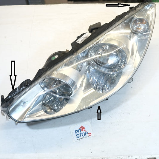 9674039880 FARO SX FANALE SINISTRO PROIETTORE PEUGEOT 308 2011 10G