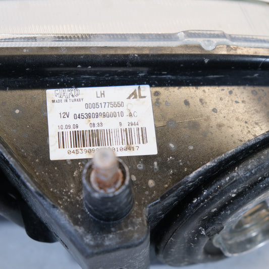 00051775550 FARO FENDINEBBIA ANT. SINISTRO SX FIAT BRAVO 2010 12S