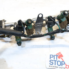 1X43ab INIETTORE INIETTORI RAMPA JAGUAR X-TYPE 2.5 XB 2004 12S