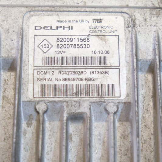KIT CENTRALINA MOTORE DACIA Sandero 1° Serie K9kb7 1.5 dci Diesel 2008 bx60