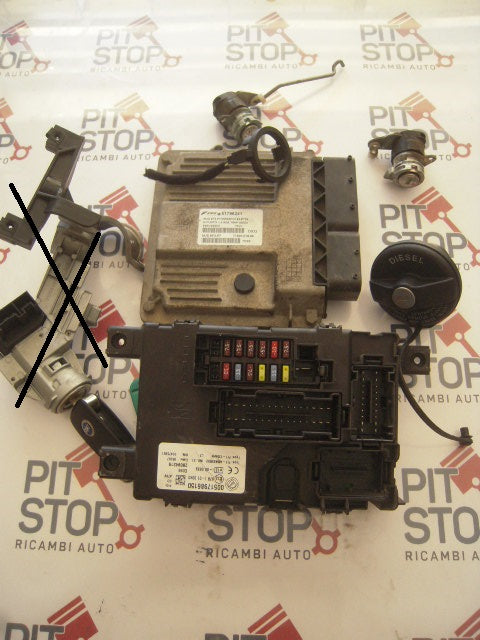 51796241 FIAT GRANDE PUNTO 1ST SERIES ENGINE CONTROL UNIT KIT 115551