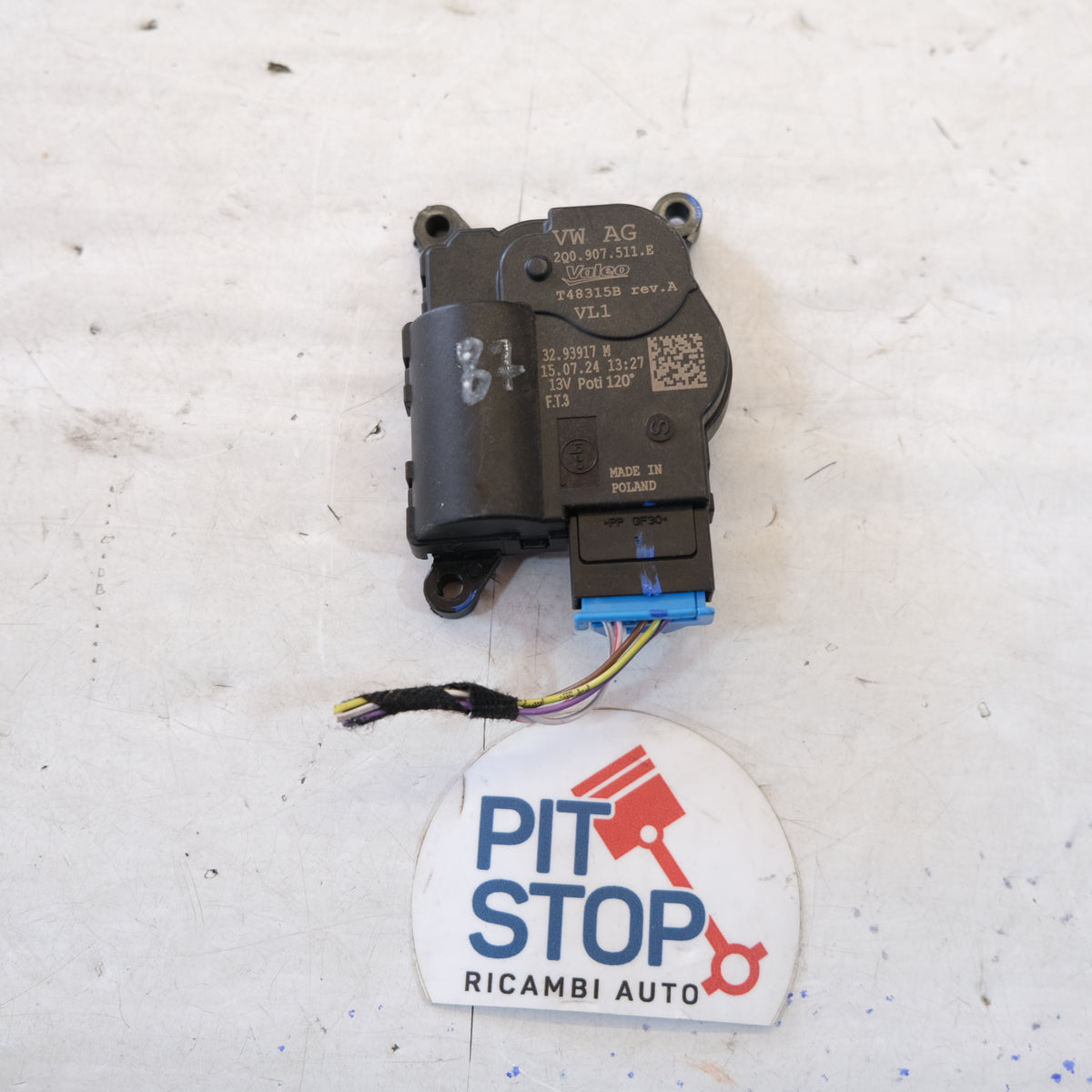 2Q0907511E MOTORINO SCATOLA RISCALDAMENTO VOLKSWAGEN T-CROSS 2020 10S87