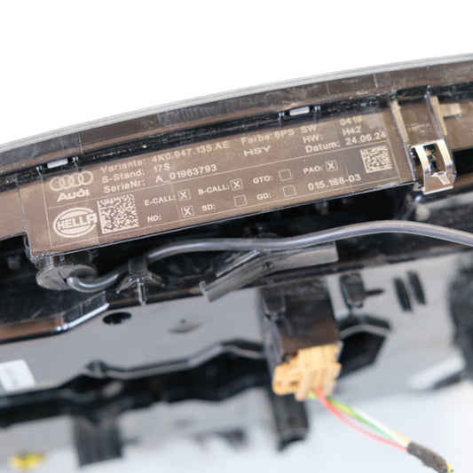 4k0947135ae PLAFONIERA LUCE INTERNA ABITACOLO AUDI A6 C8 2018> 10S