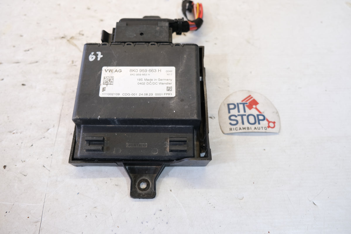 8K0959663H CENTRALINA MODULO STABILIZZATORE DI TENSIONE PORSCHE MACAN 2016> 10S