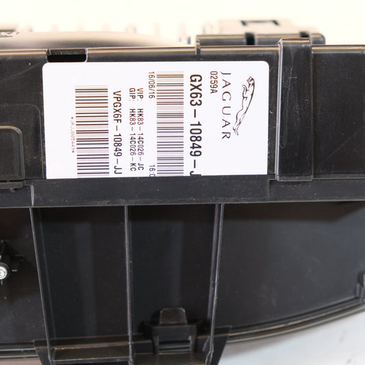 GX63-10849-JJ QUADRO STRUMENTI CONTACHILOMETRI JAGUAR XF XE 2.2 10S