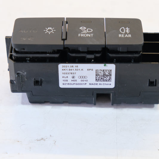 4K1941501K INTERRUTTORE COMANDO LUCI AUDI Q3 Sportback Serie (F3N) (19>) 12g