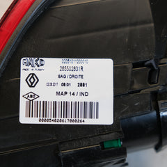 265502631R FARO FANALE POSTERIORE DESTRO PARTE ESTERNA RENAULT CLIO IV 12S