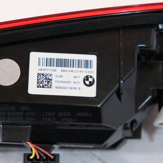 h8747771808 STOP FARO FANALE POSTERIORE DESTRO BMW X1 F48 12S