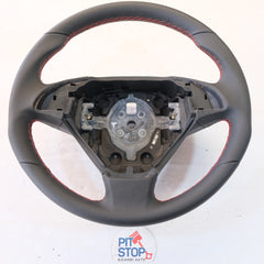 VOLANTE STERZO ALFA ROMEO GIULIETTA 2009/2016 CUCITURE ROSSE  12G