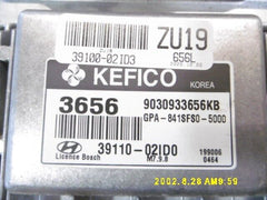 39100-02id3 39110-0sid0 engine control unit ecu hyndai i10 1.0 benz 2007/2010