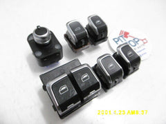 AUDI A3 8V WINDOW SWITCH 8v0959851c 8w0959565e CHROME KIT