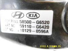 58500-g6520 59110-g6420 brake booster kia piacanto 1.0 petrol 2021 bx51