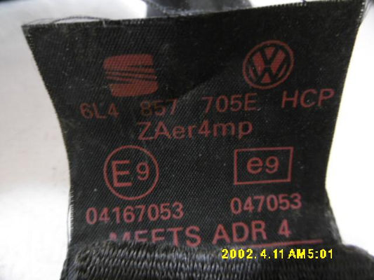 Cintura di Sicurezza Anteriore Sinistra - Seat Ibiza Serie (05>08) - Pit Stop Ricambi Auto